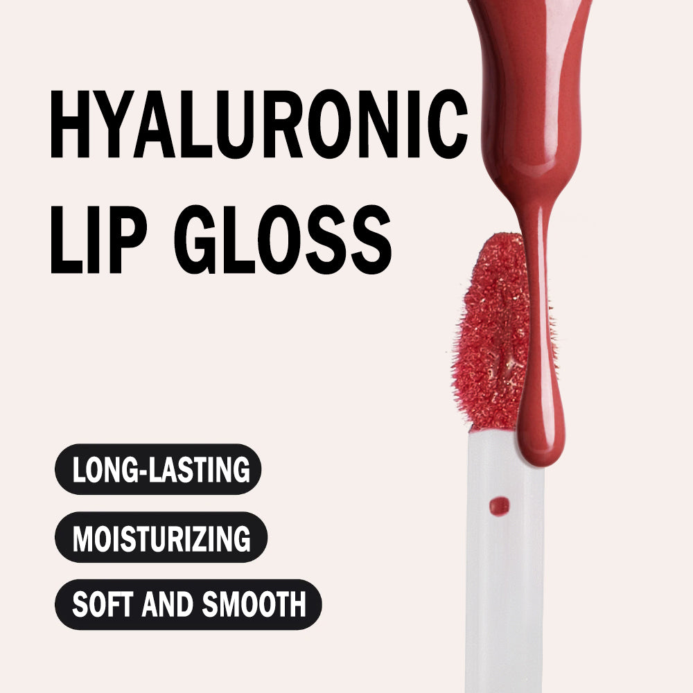 Hyaluronic Lip Gloss | Long-Lasting Moisturising Soft-Shine Lip Colour (4ml)
