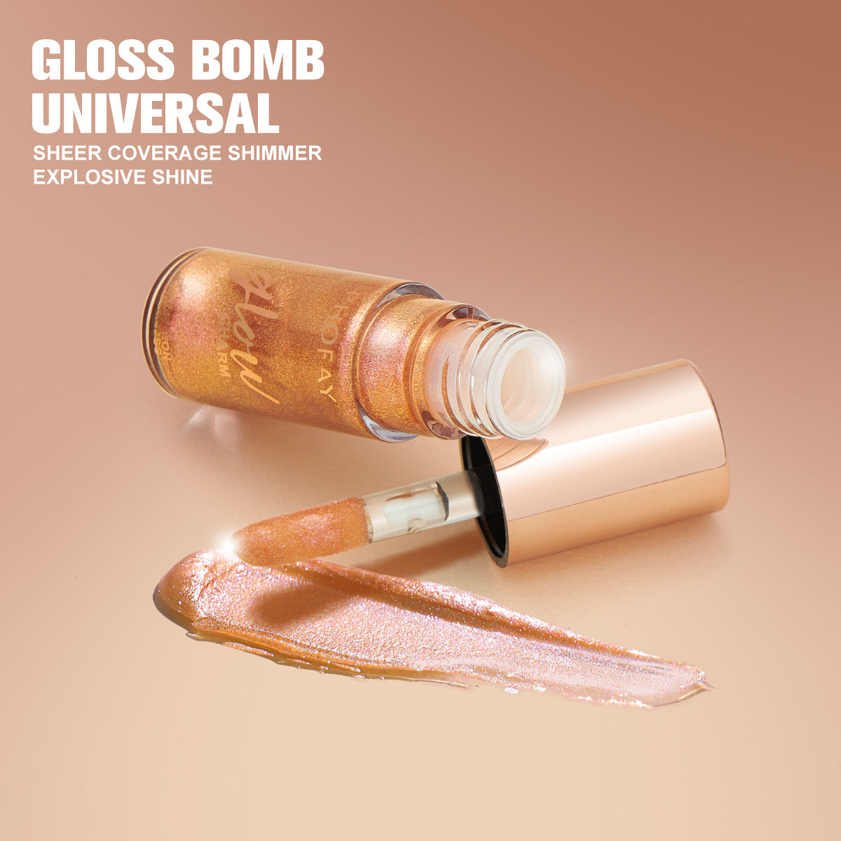 Moisturising Shimmer Lip Gloss | High-Shine Hydrating Lip Colour (7.5ml)