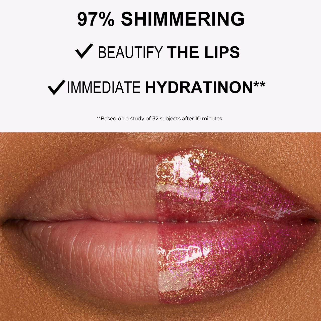 Moisturising Shimmer Lip Gloss | High-Shine Hydrating Lip Colour (7.5ml)