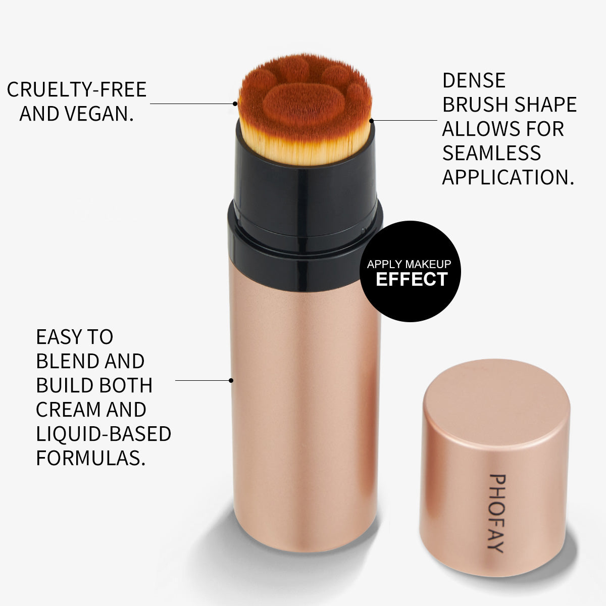 Shaping Contour Stick with Built-In Blending Brush | Smooth, Weightless Definition (10g)
