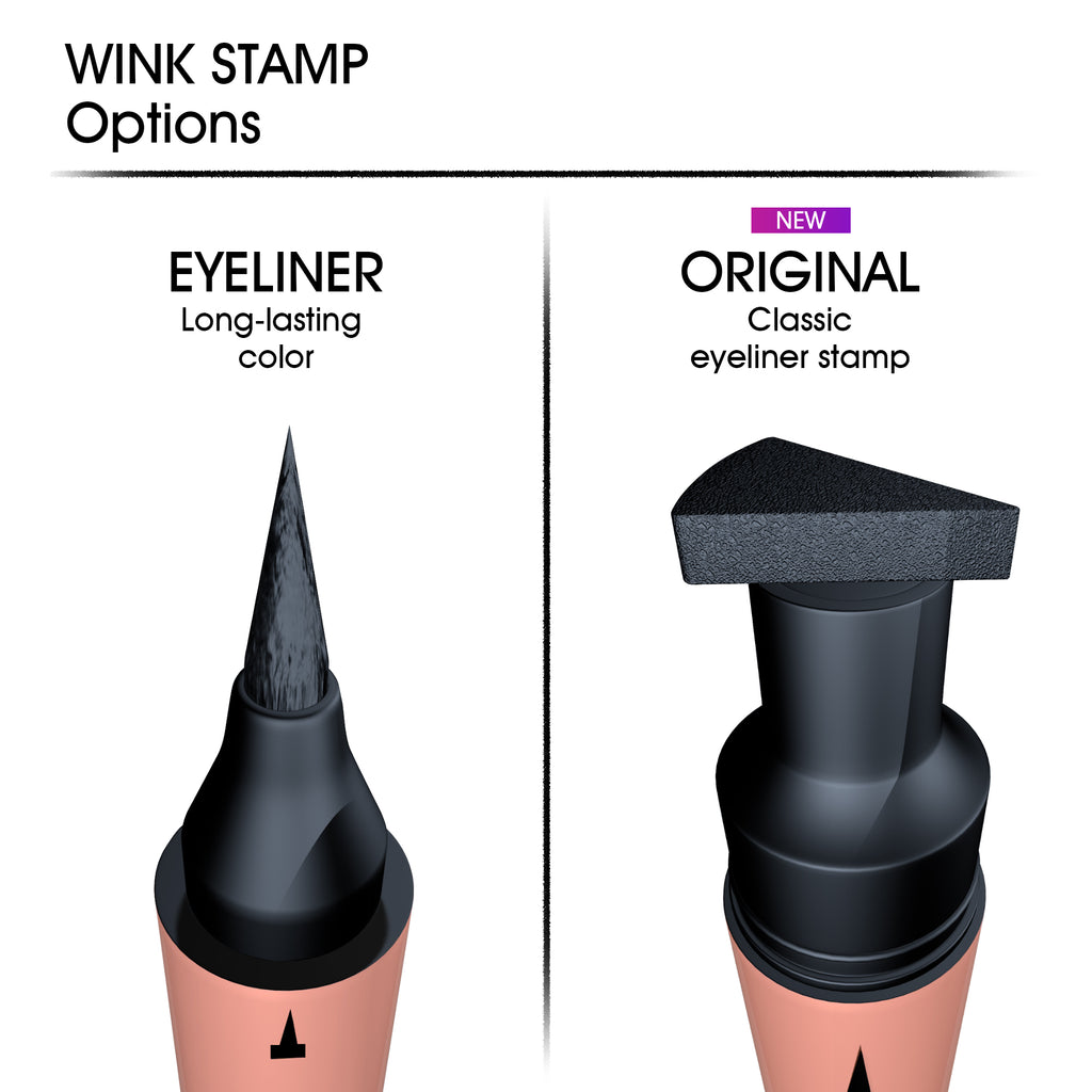 Double-Ended Liquid Eyeliner with Wing Stamp | Long-Lasting Waterproof & Smudge-Proof (3ml)