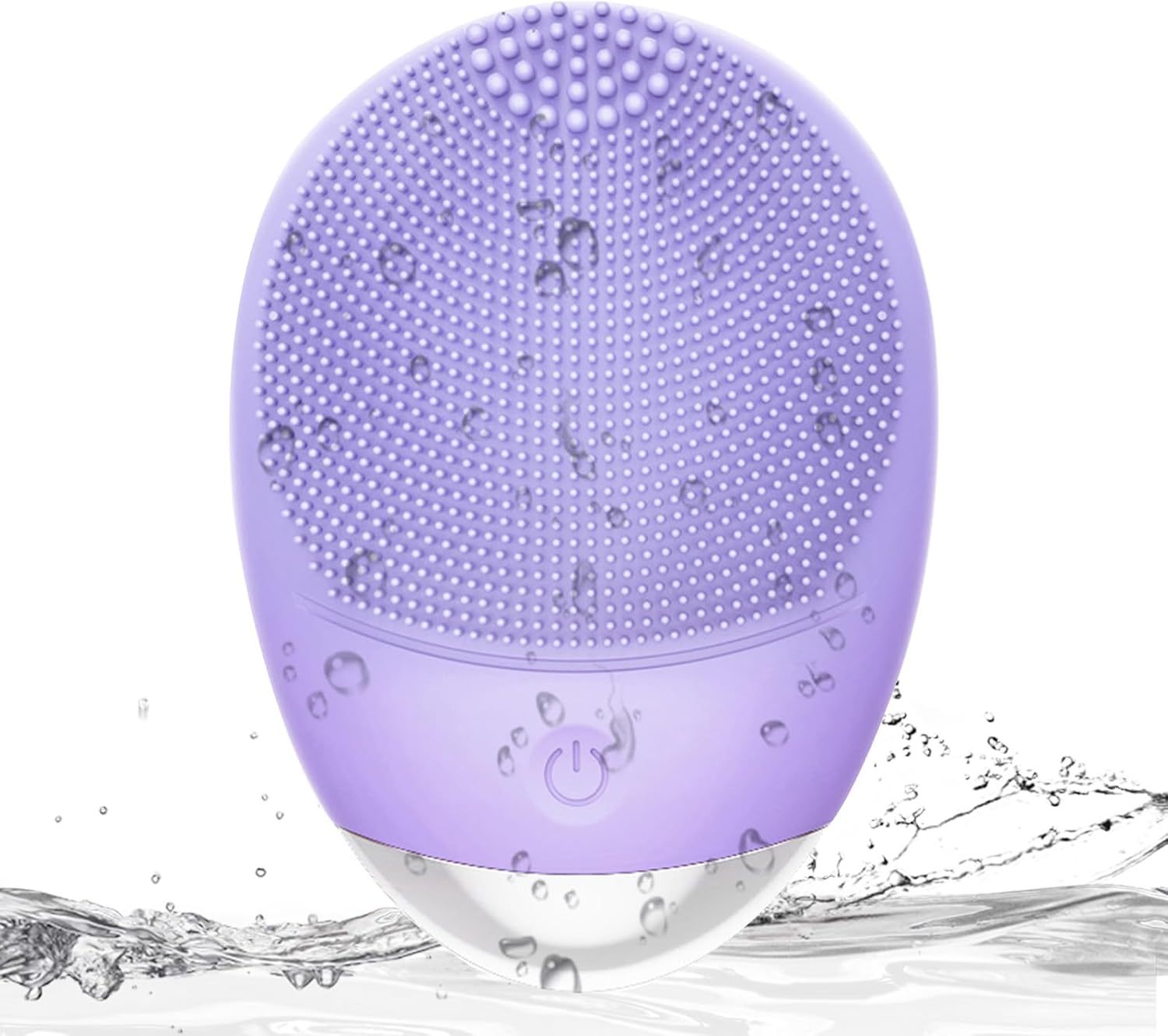 Premium Silicone Facial Cleansing Brush | 7,000 VPM High-Frequency Sonic Cleanser • Waterproof • USB-Rechargeable