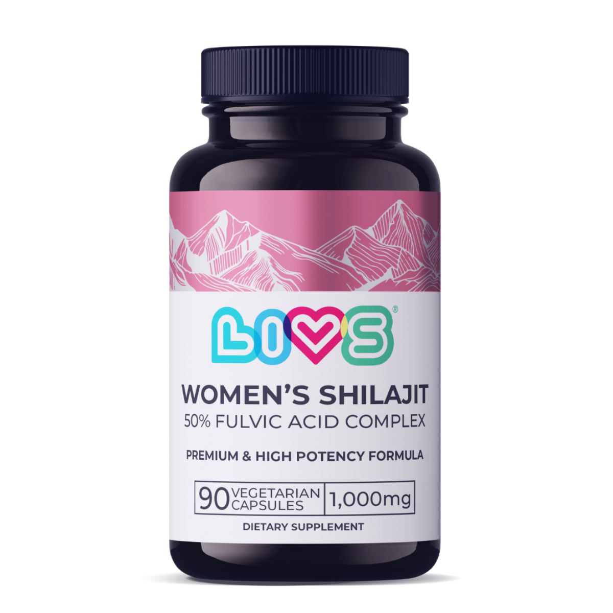 Women’s Shilajit Gummies | 50% Fulvic Acid Complex for Energy, Vitality & Wellness Support (Vegan • Halal • Kosher)