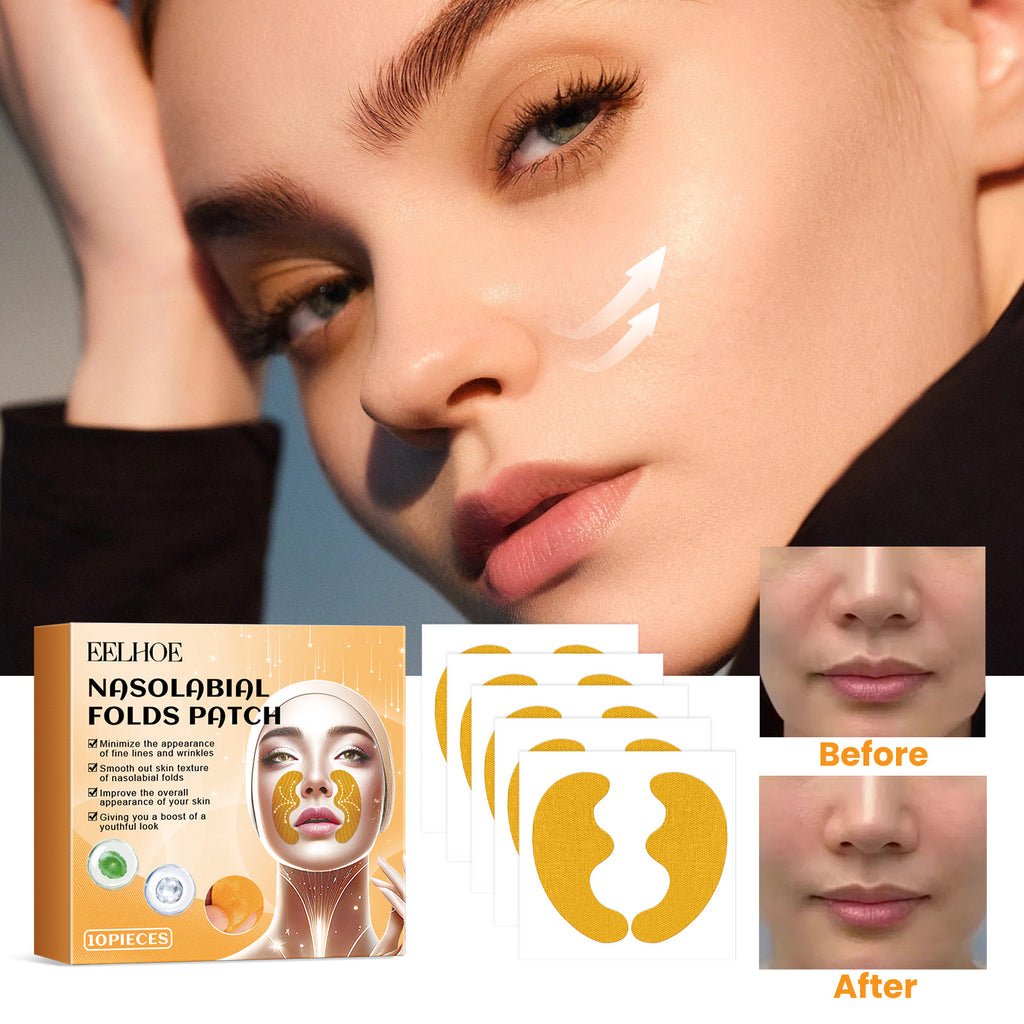 Nasolabial Folds Patch | Hydrating Line-Smoothing Gel Pads with Collagen and Centella Extract