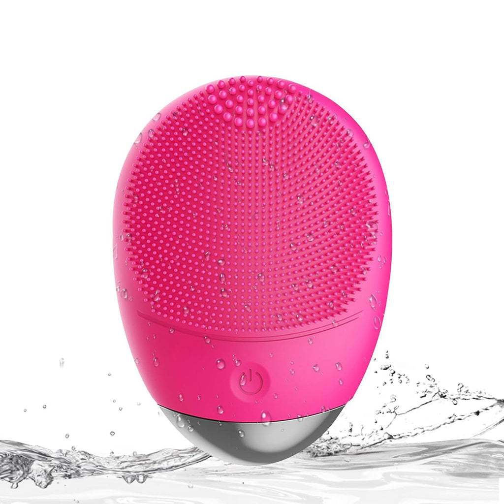 Premium Silicone Facial Cleansing Brush | 7,000 VPM High-Frequency Sonic Cleanser • Waterproof • USB-Rechargeable