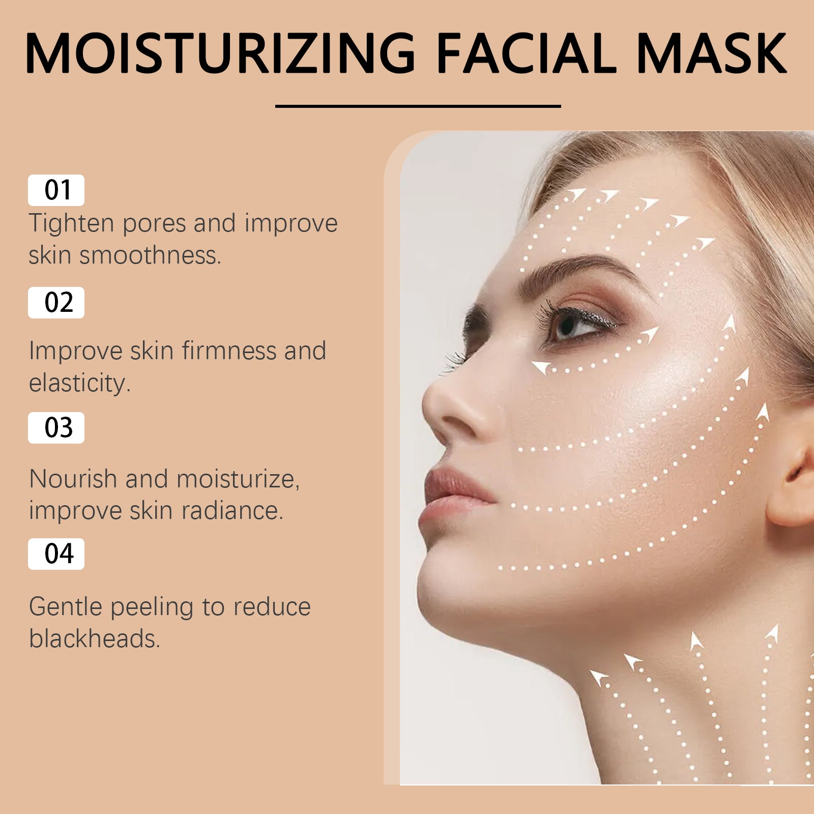 Collagen Peel-Off Facial Mask with Sodium Hyaluronate | Pore Purifying and Skin Firming Care
