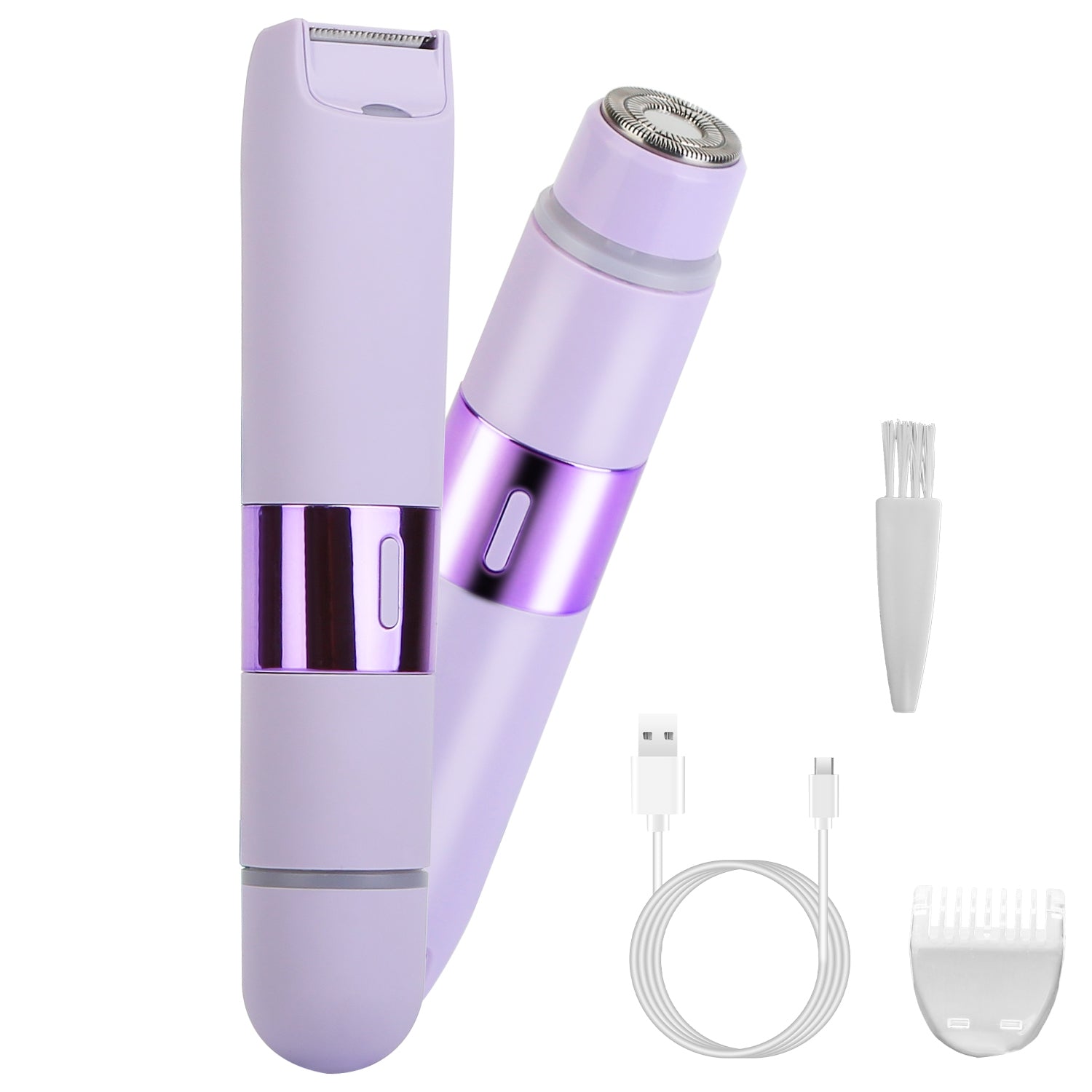 2-in-1 Dual-Head Bikini & Body Trimmer for Women | Gentle, Waterproof & Rechargeable
