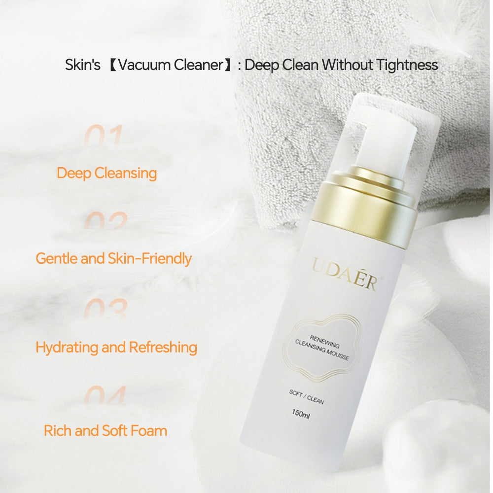 Cleansing Mousse Facial Cleanser | Deep Pore Foam Wash with Smart Burst Technology