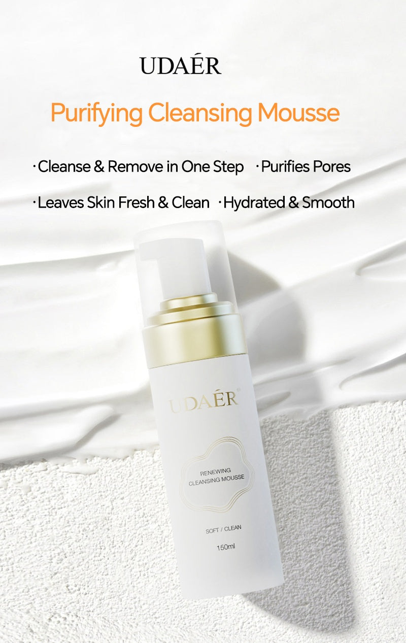 Cleansing Mousse Facial Cleanser | Deep Pore Foam Wash with Smart Burst Technology