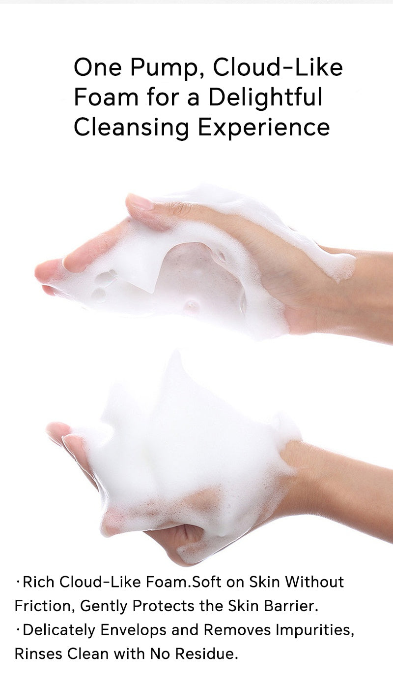 Cleansing Mousse Facial Cleanser | Deep Pore Foam Wash with Smart Burst Technology