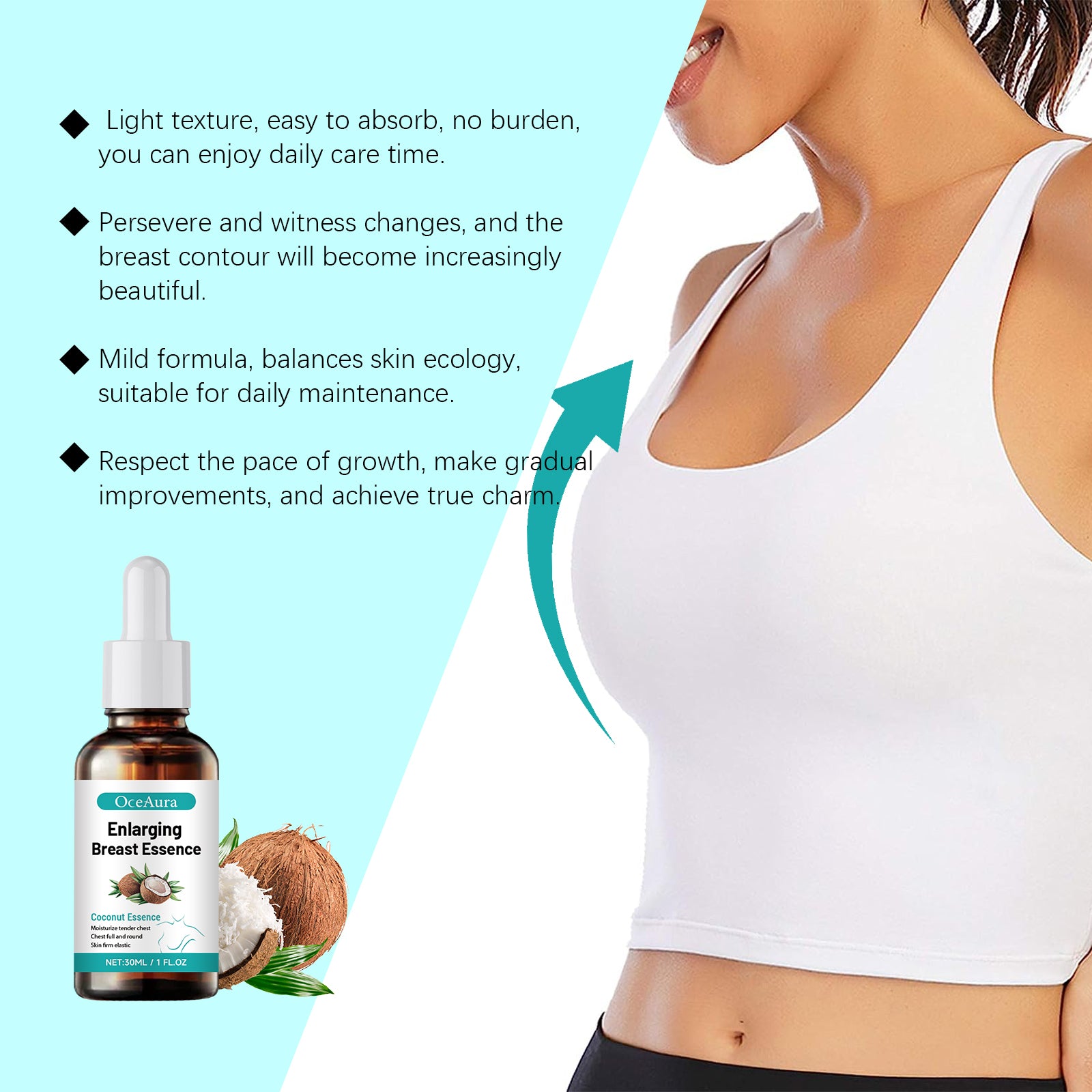 Hydrating & Firming Breast Beauty Serum | Moisture Lock + Skin Elasticity Support