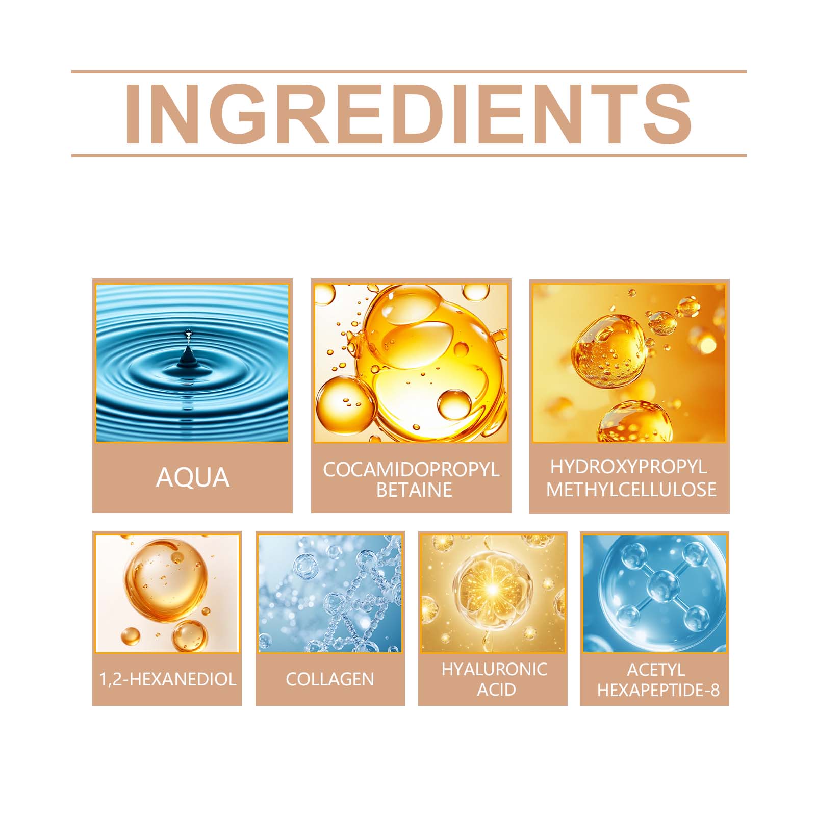 Collagen & Hyaluronic Acid Facial Cleanser | Deep Pore Cleansing and Oil Control