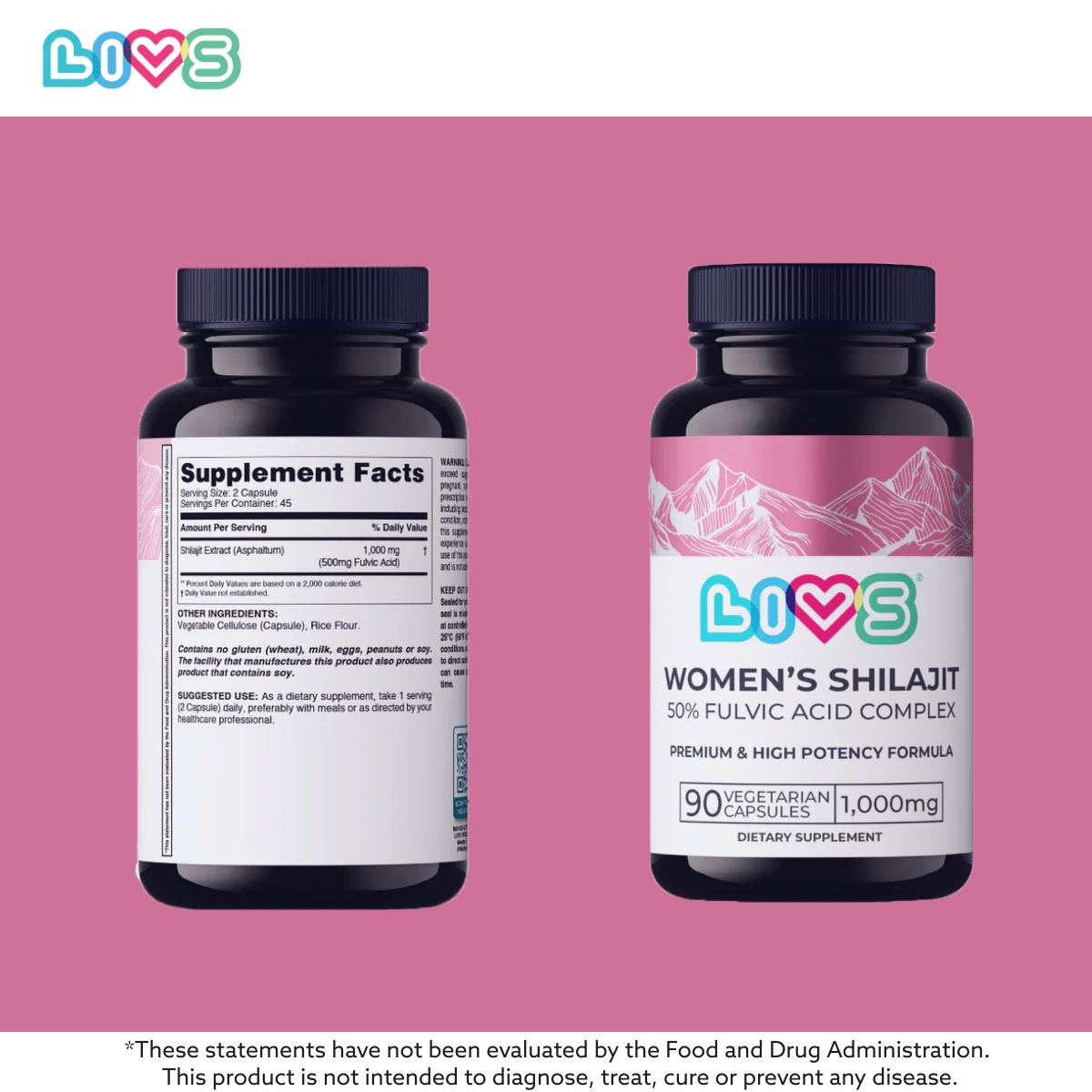 Women’s Shilajit Gummies | 50% Fulvic Acid Complex for Energy, Vitality & Wellness Support (Vegan • Halal • Kosher)