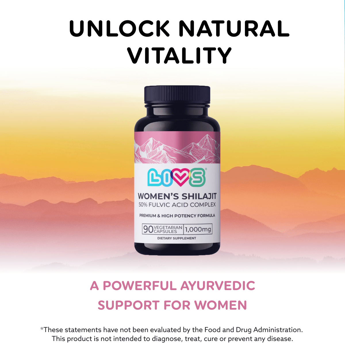 Women’s Shilajit Gummies | 50% Fulvic Acid Complex for Energy, Vitality & Wellness Support (Vegan • Halal • Kosher)