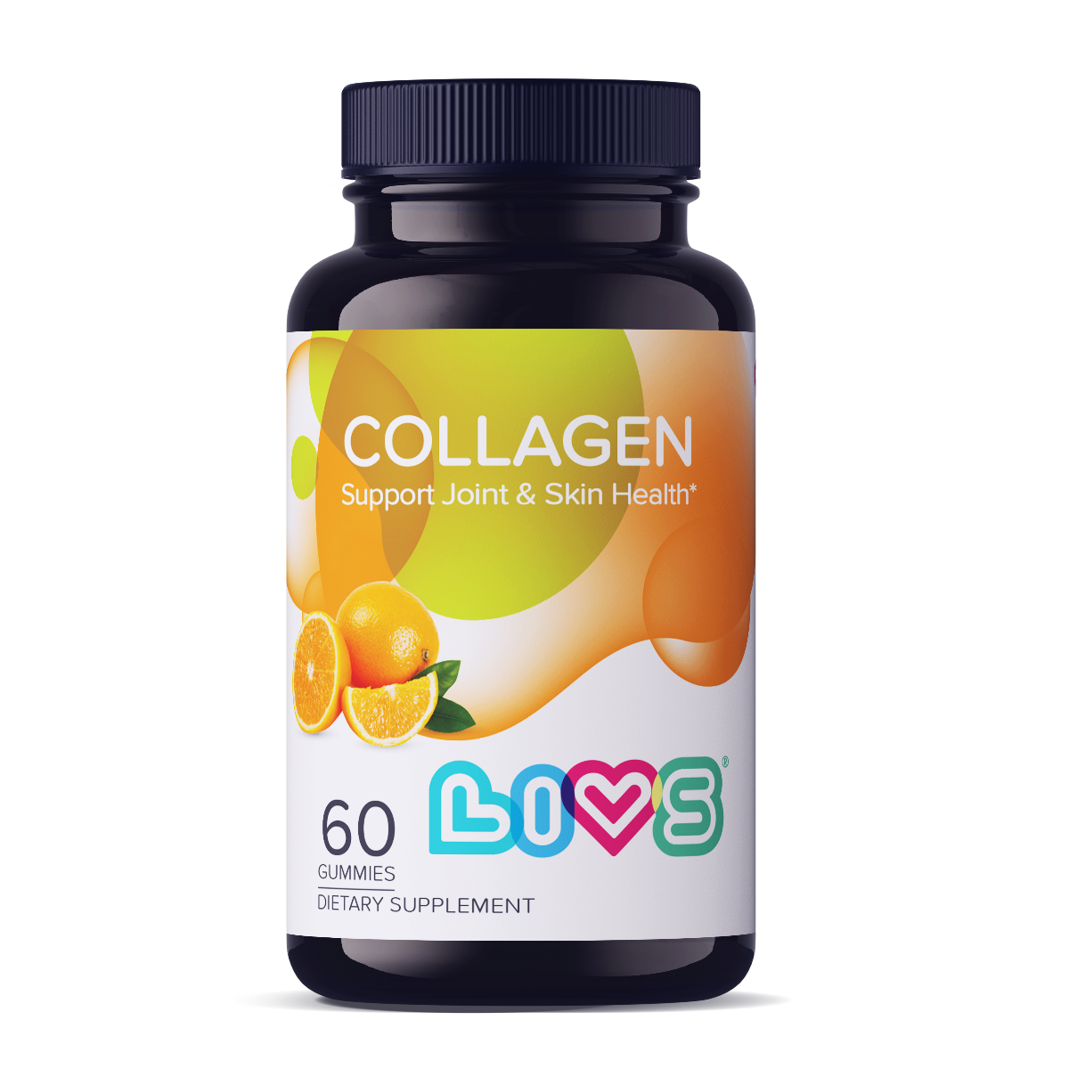 Marine Collagen Gummies for Skin, Hair & Joints | Orange-Flavored Daily Collagen Support