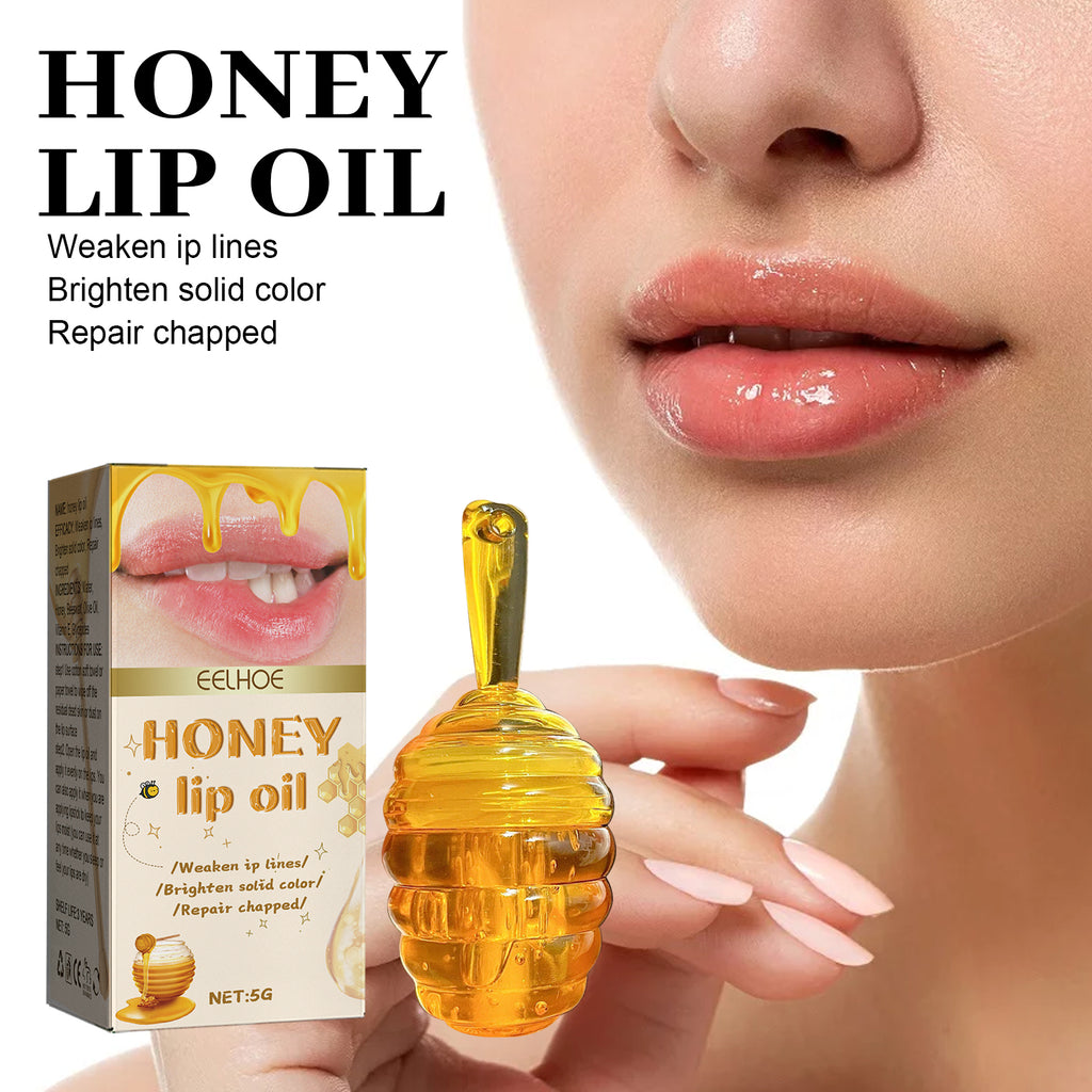 Nourishing Honey Lip Oil | Moisturising Lip Treatment for Soft, Smooth Lips