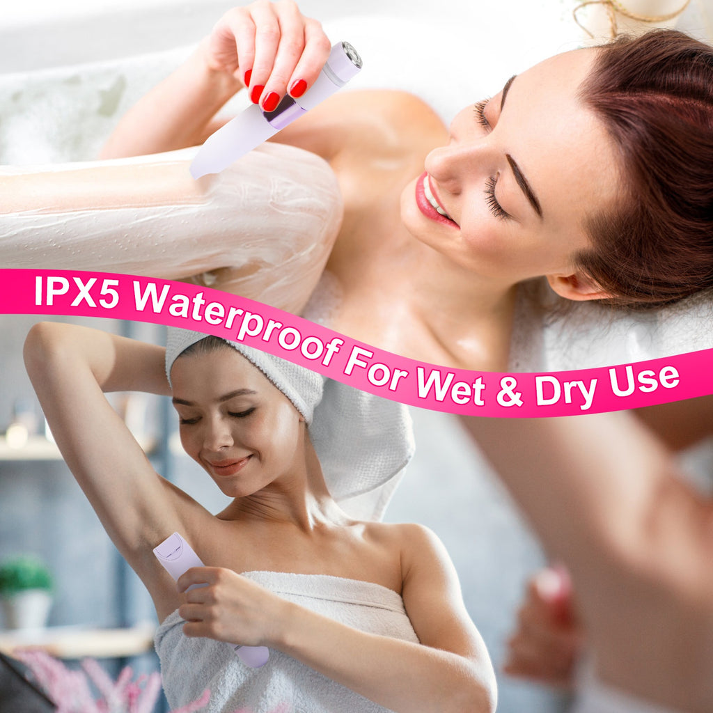 2-in-1 Dual-Head Bikini & Body Trimmer for Women | Gentle, Waterproof & Rechargeable