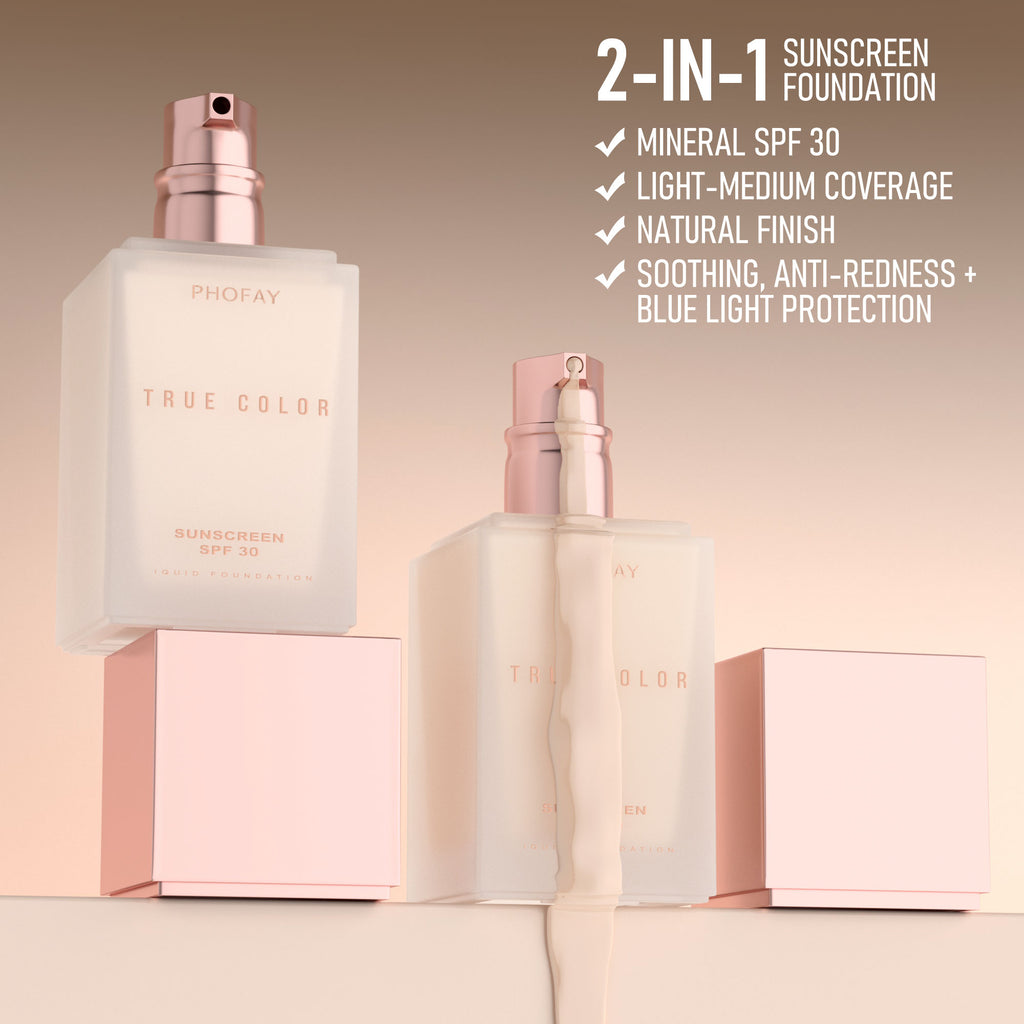 Matte Sunscreen Liquid Foundation SPF 30