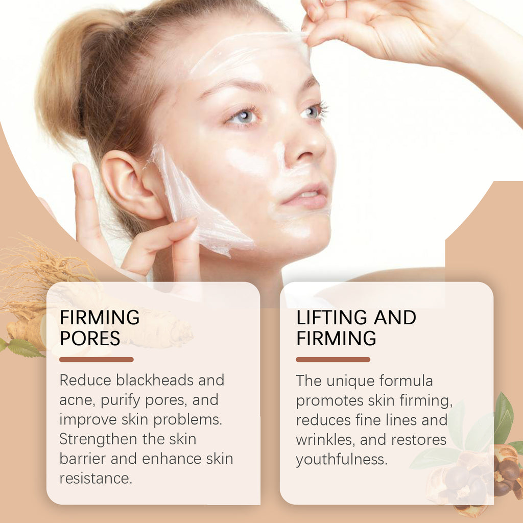 Collagen Peel-Off Facial Mask with Sodium Hyaluronate | Pore Purifying and Skin Firming Care
