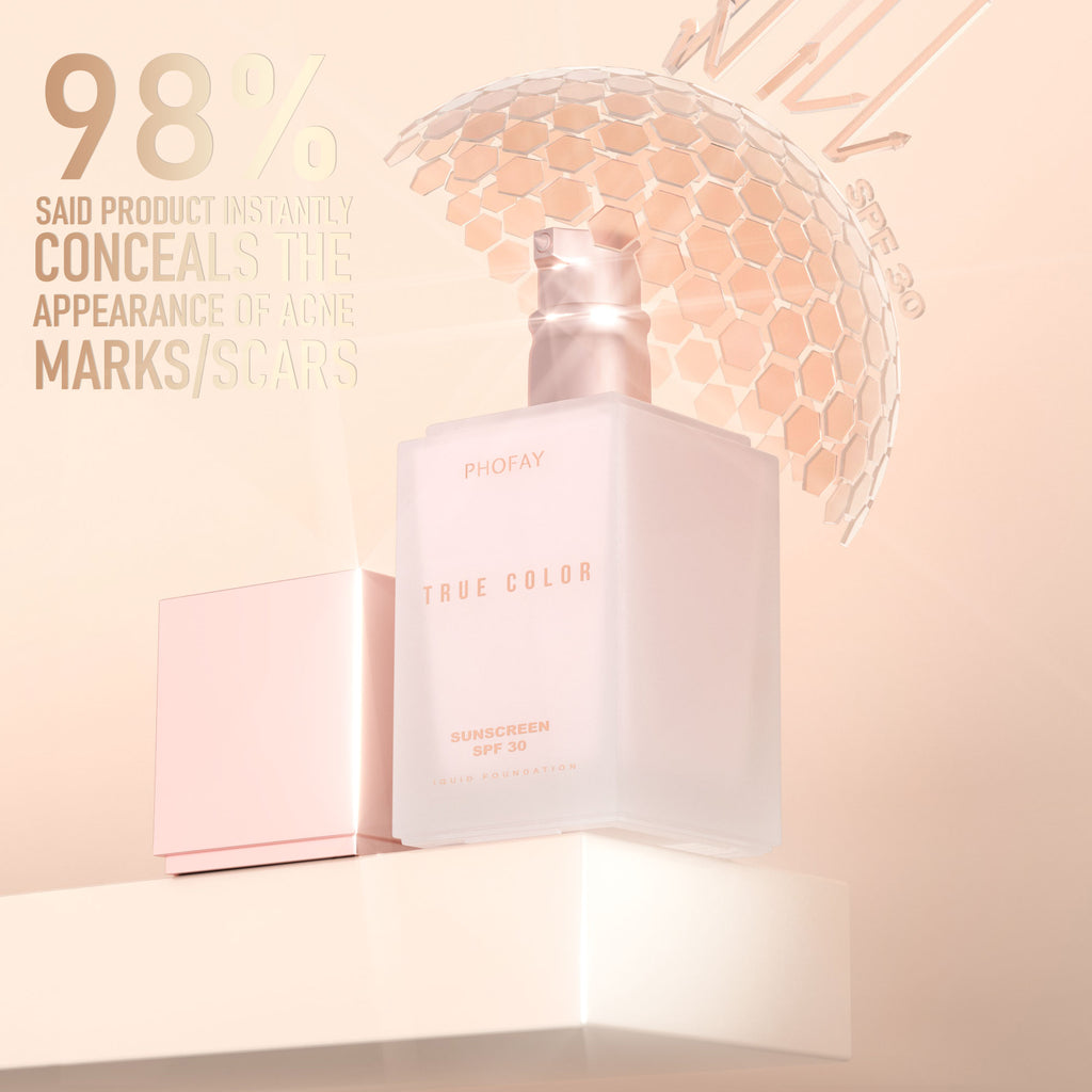 Matte Sunscreen Liquid Foundation SPF 30