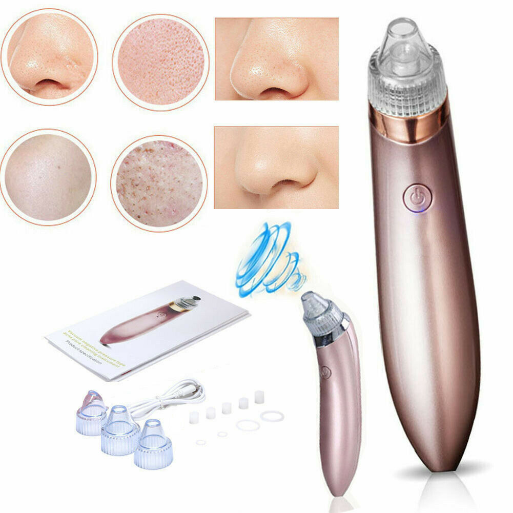 Electric Blackhead Vacuum Pore Cleaner | Rechargeable Pore Vacuum and Skin Exfoliation Tool