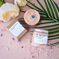 Foaming Pink Himalayan Salt Scrub | Gentle Exfoliating Shea & Vitamin E Body Polish